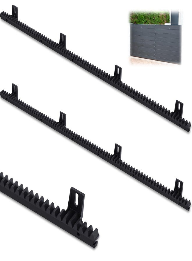 Threlaco 2 Nylon Gear Racks with Metal Insert for Sliding Gate Door Opener Operator Heavy Duty Reinforced Slide Gate Opener Accessories, 3.3 ft Each - Image 1